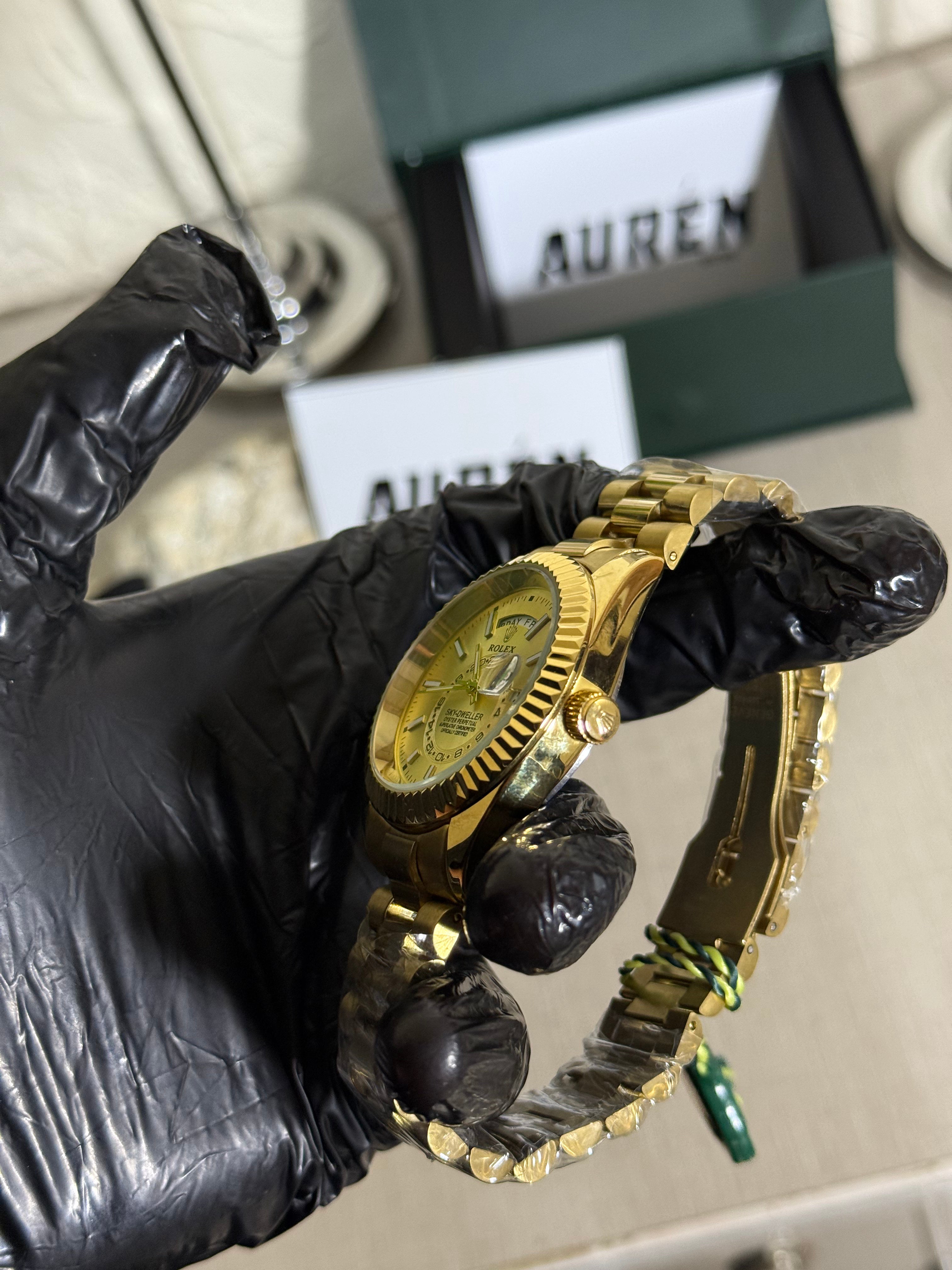 Rolex Skydweller Yellow Gold AA replica