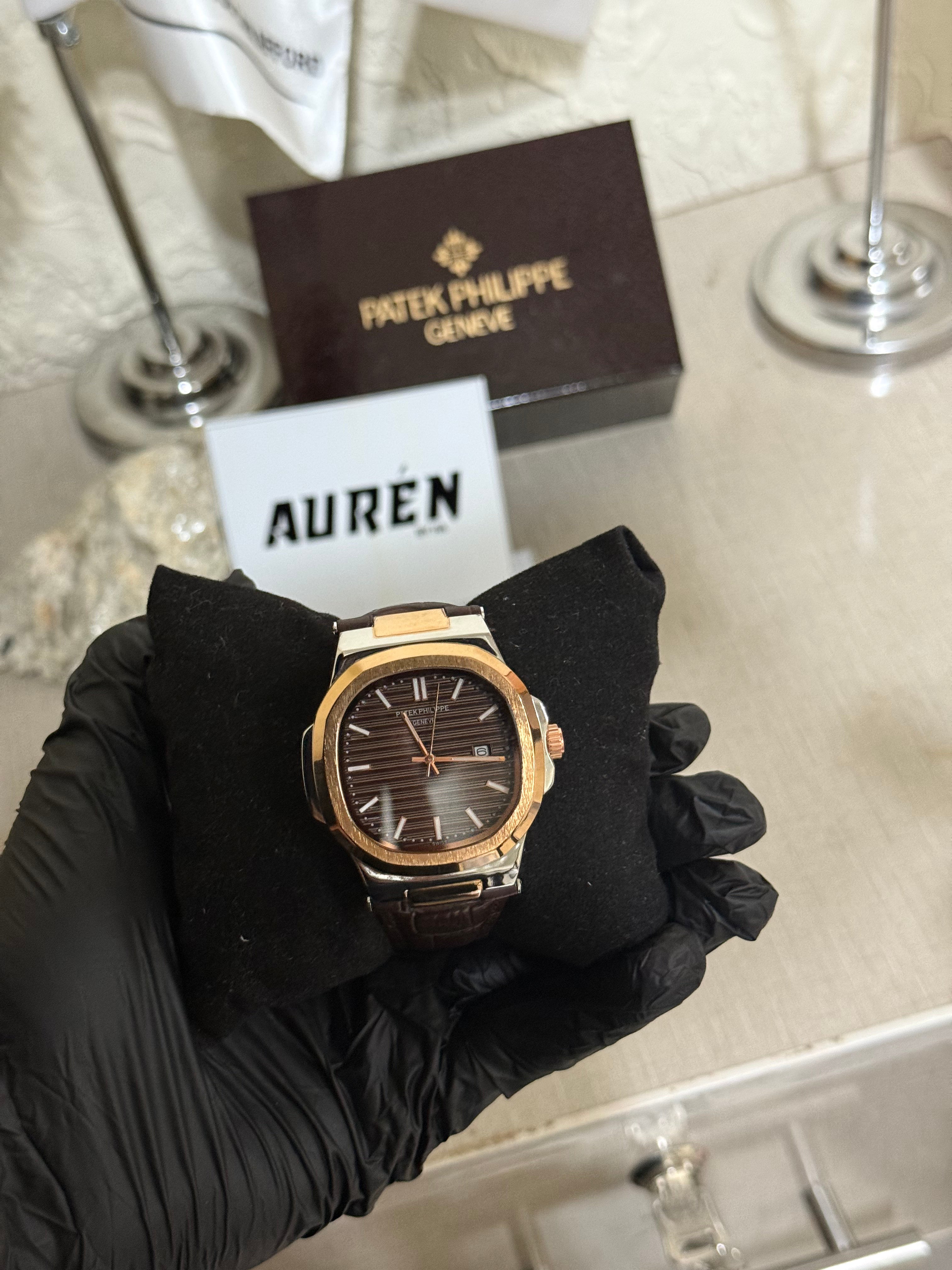 Patek Philippe Nautilus Brown Strap
