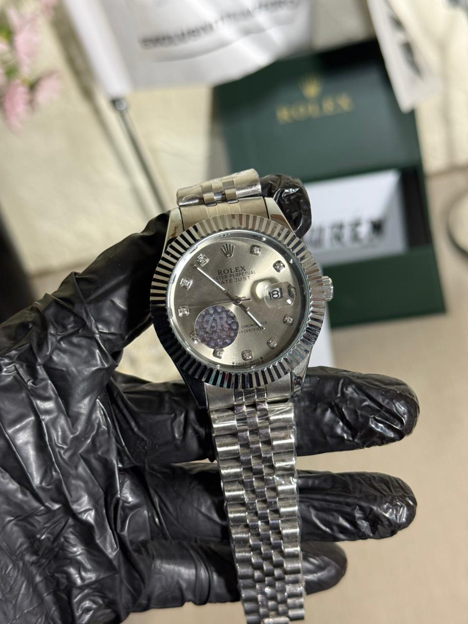 Rolex Datejust 41 Silver AA Replica